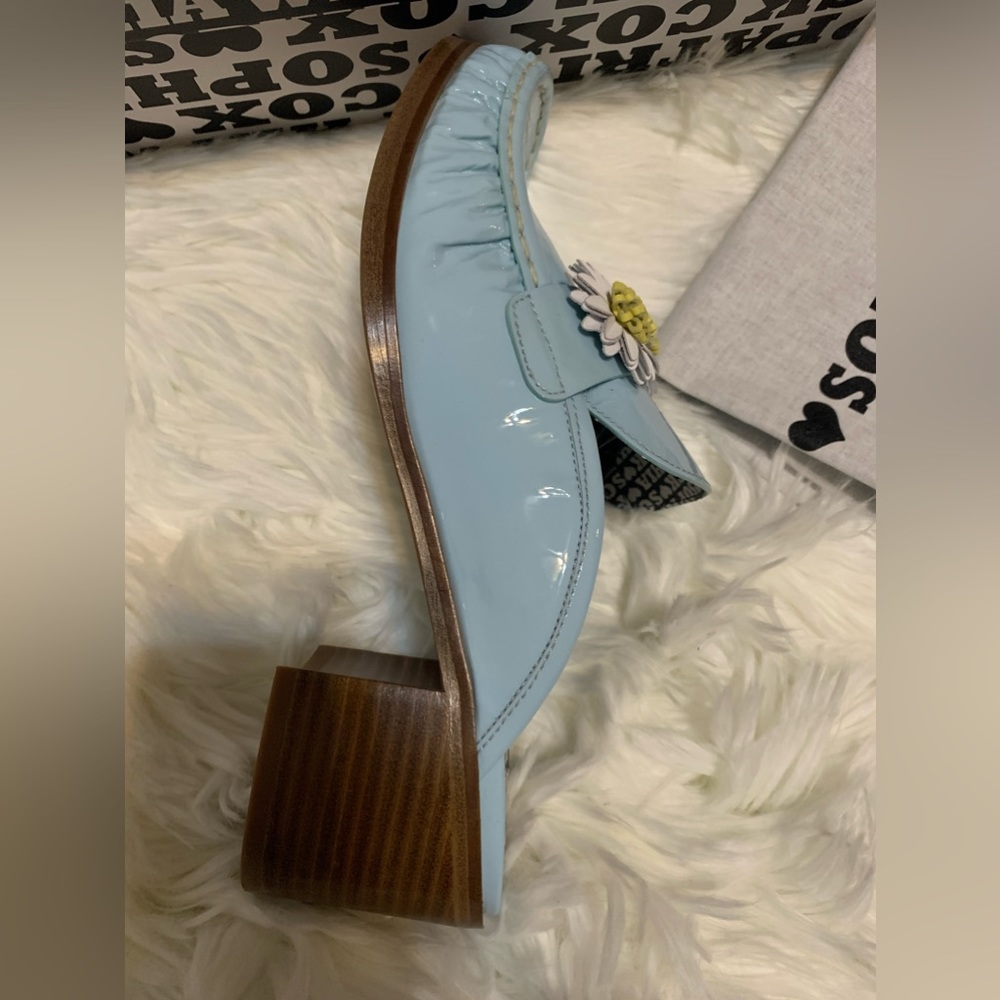 Sophia Webster & Patrick Cox Stevie Daisy Loafer Mule Aqua(Blue) SZ 41.5EU/11.5 - Picture 4 of 11
